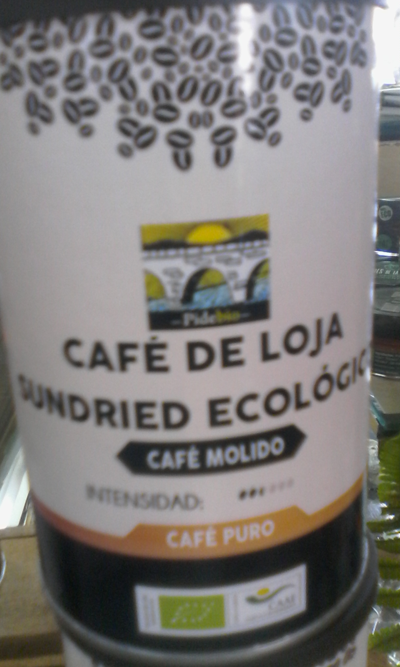 Café de loja  molido ecológico 
